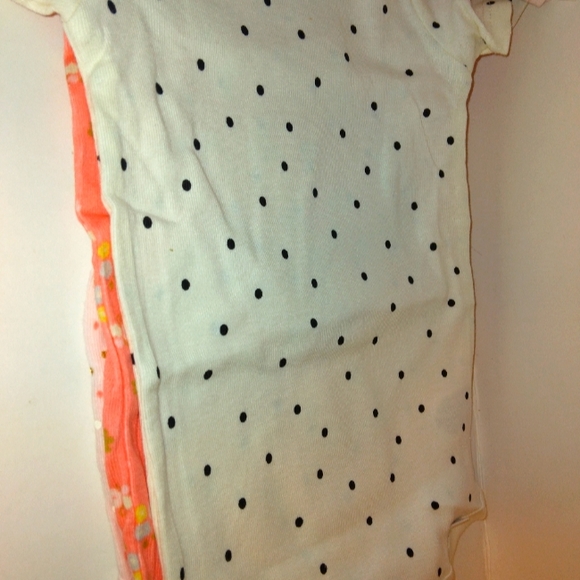 NWT Gerber 5 Pack Ballerina/Bunny Theme Short Sleeve Onesies Set☆6-9mo☆ - Picture 14 of 15